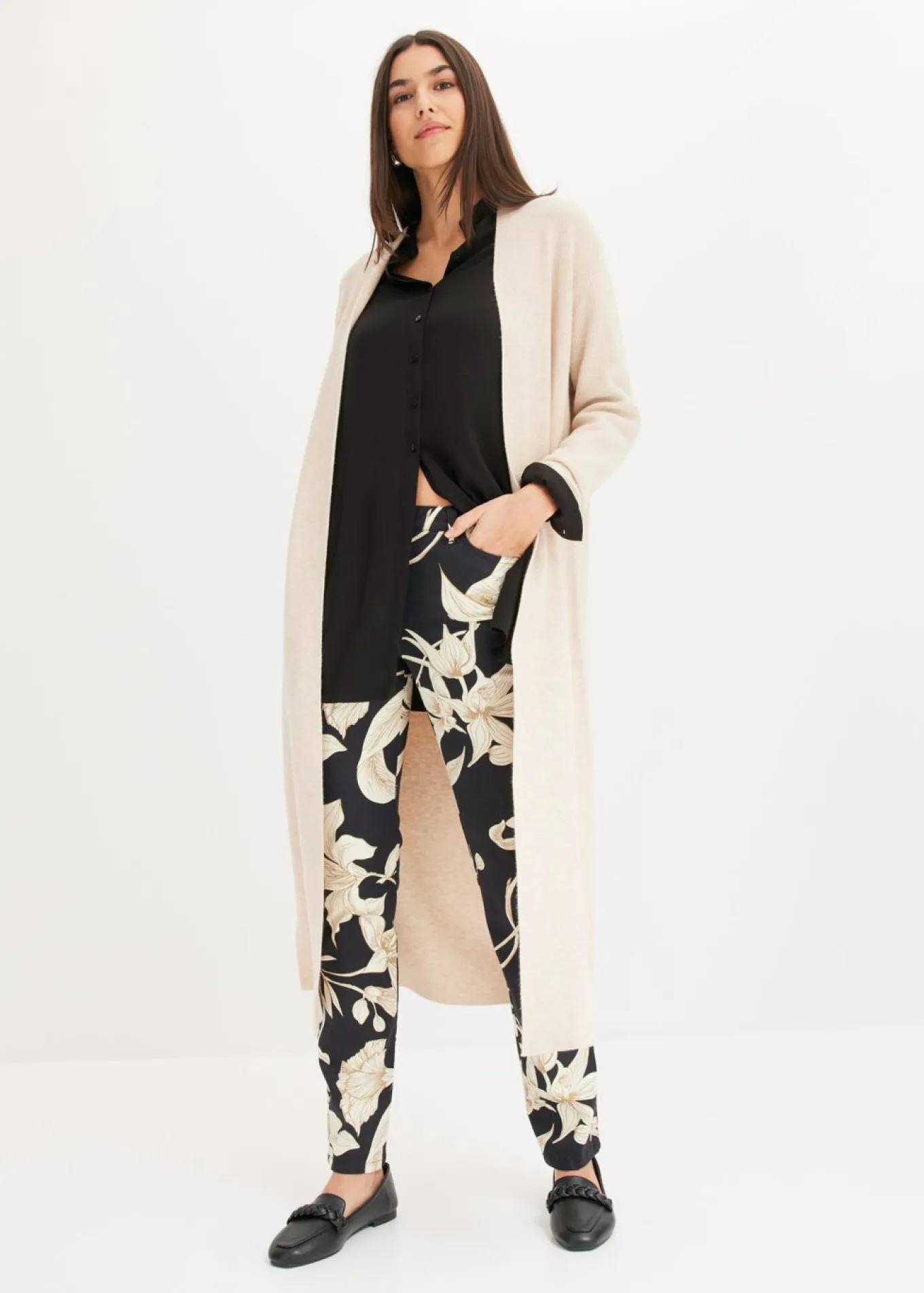 Blusa larga de viscosa