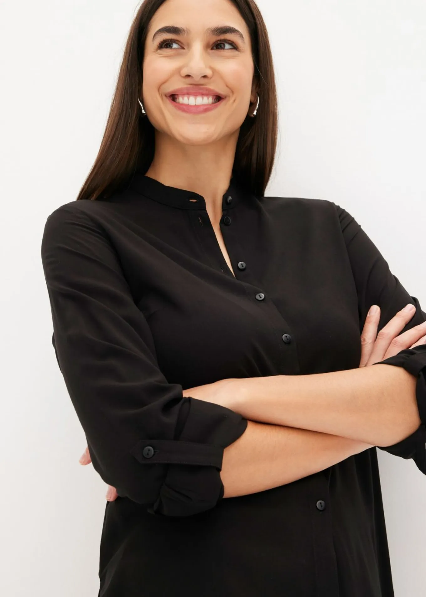 Blusa larga de viscosa