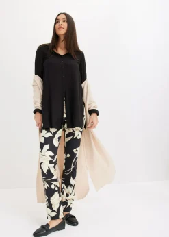 Blusa larga de viscosa