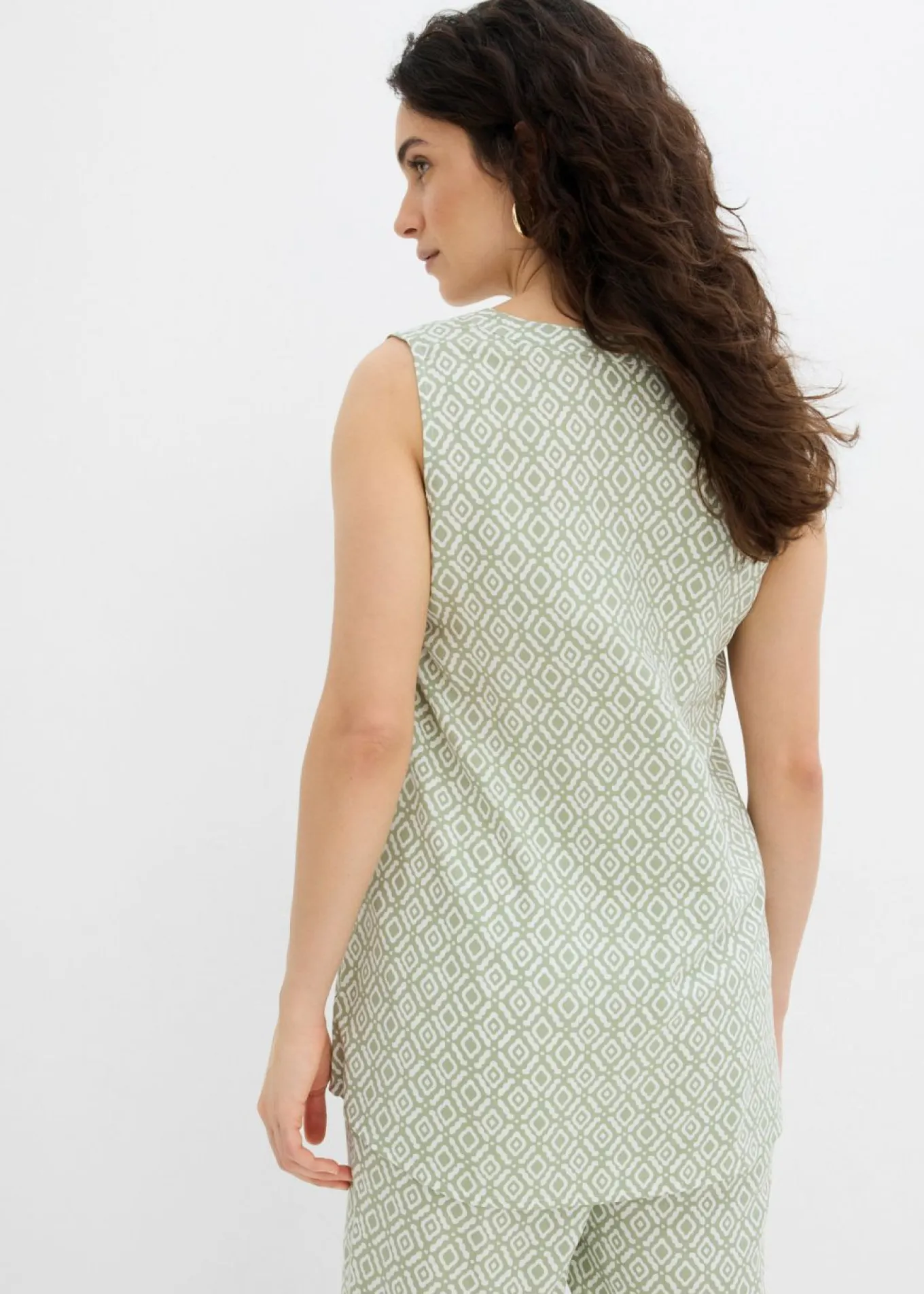 Blusa larga de viscosa suave