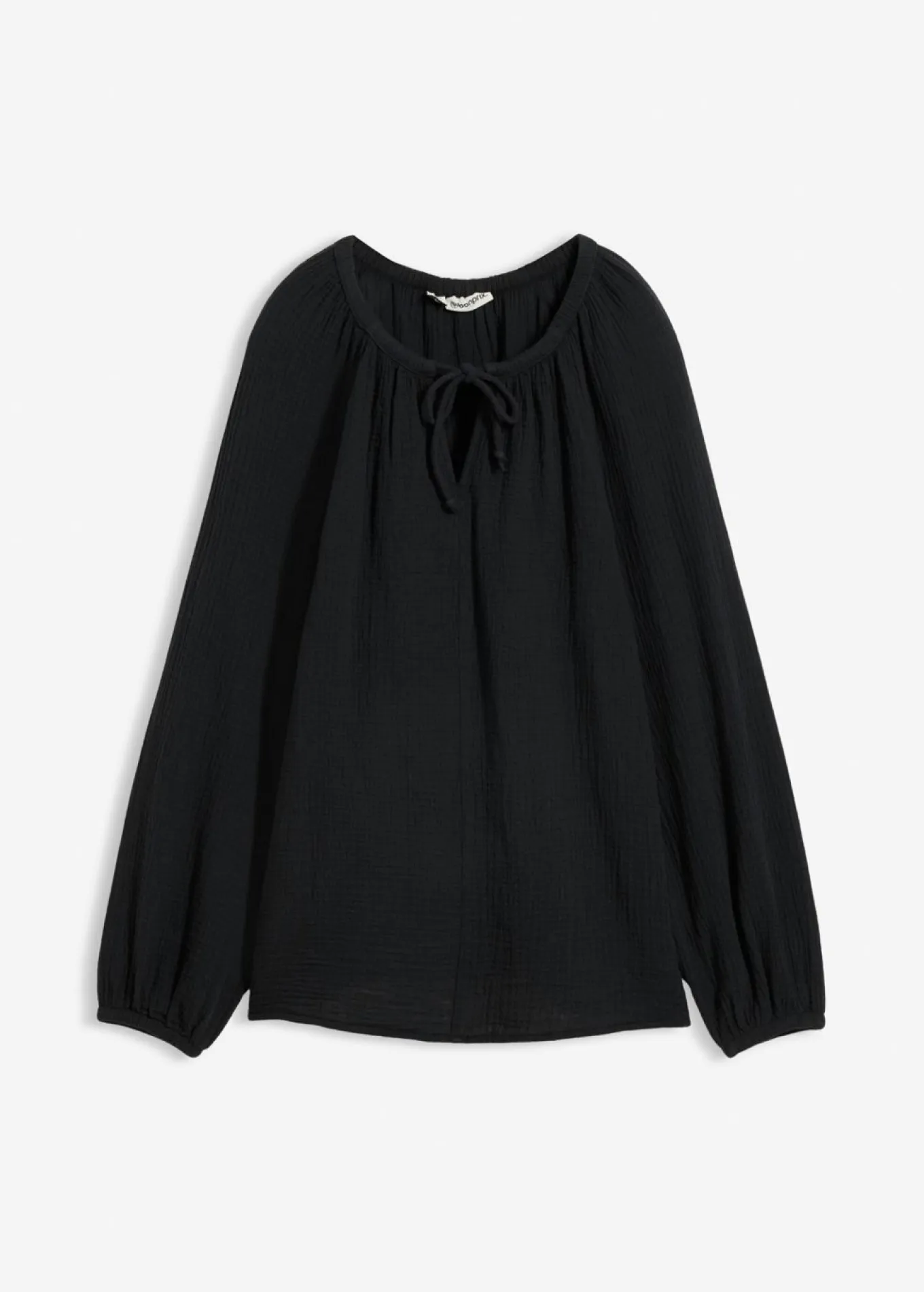 Blusa sin cierre de muselina ligera