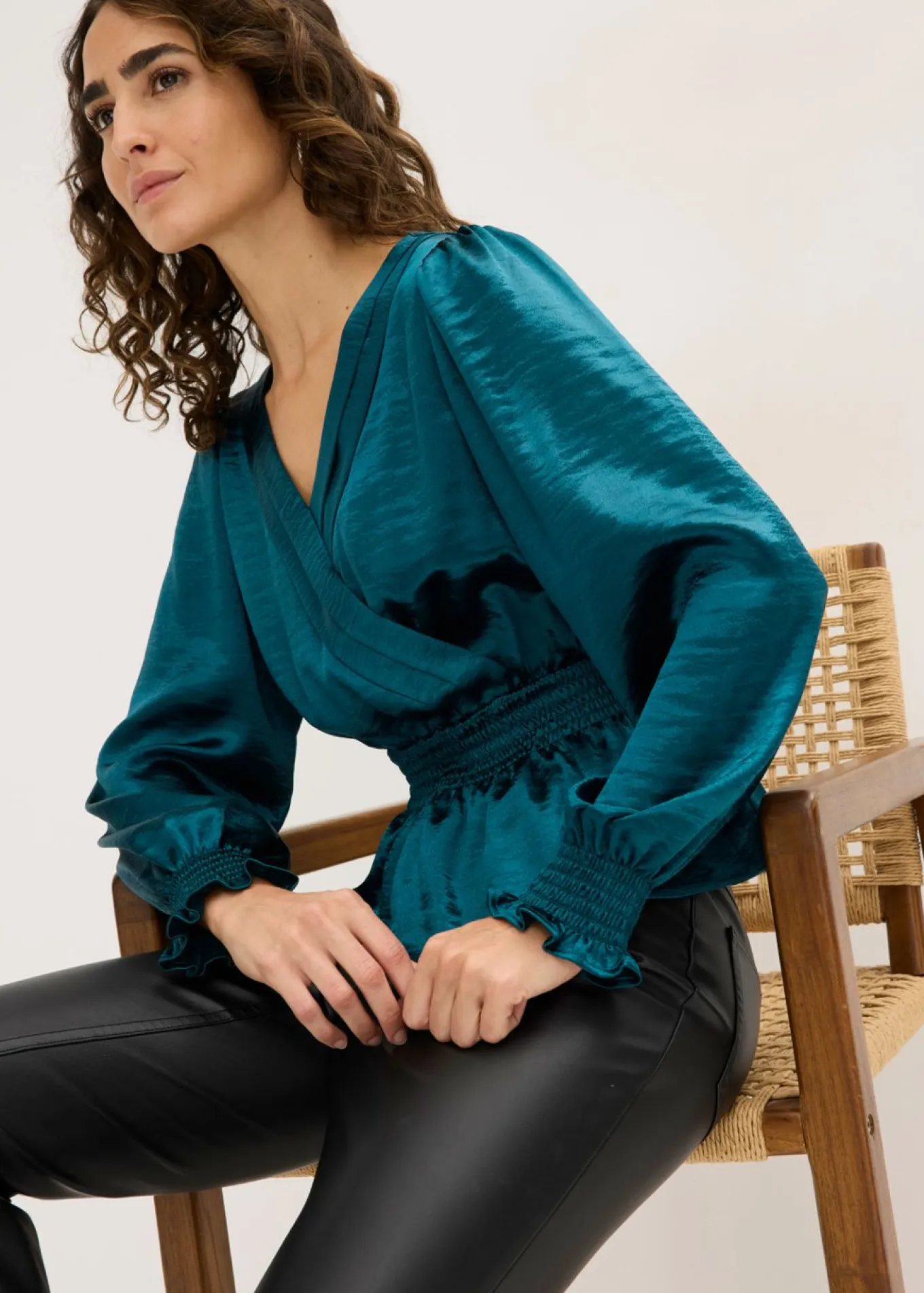Blusa tipo túnica
