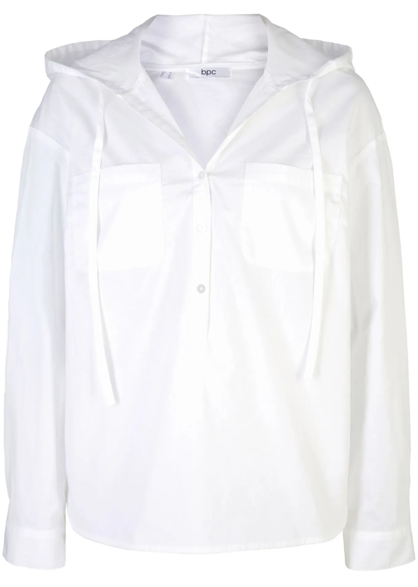 Blusa tipo túnica de algodón orgánico puro