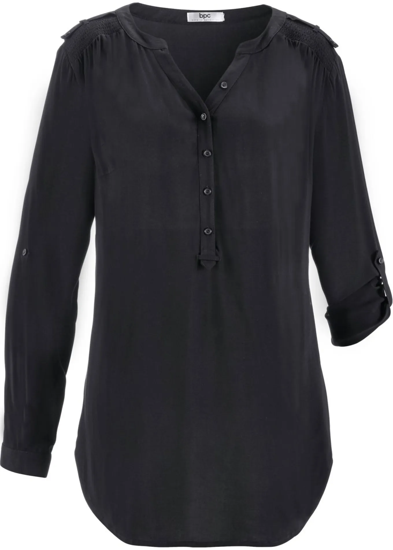 Blusa tipo túnica de viscosa suave