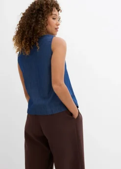 Blusa vaquera de algodón orgánico