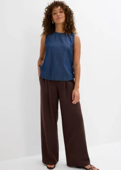 Blusa vaquera de algodón orgánico