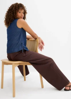 Blusa vaquera de algodón orgánico