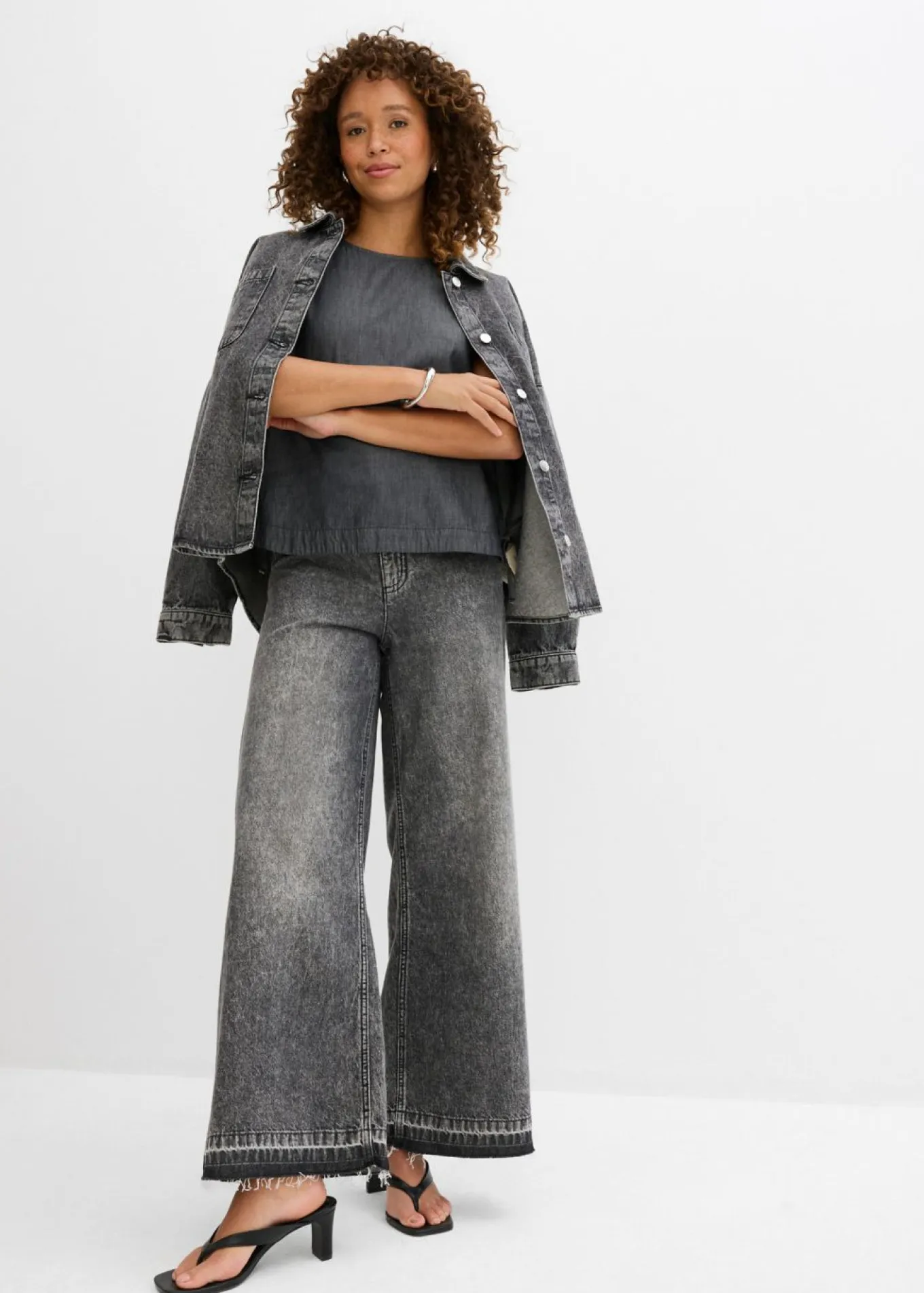 Blusa vaquera de algodón orgánico