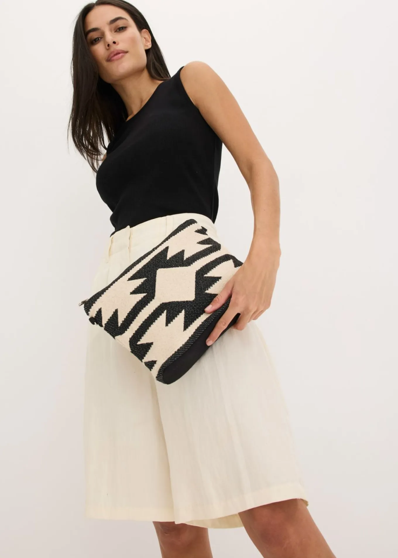 Bolso bandolera de lona