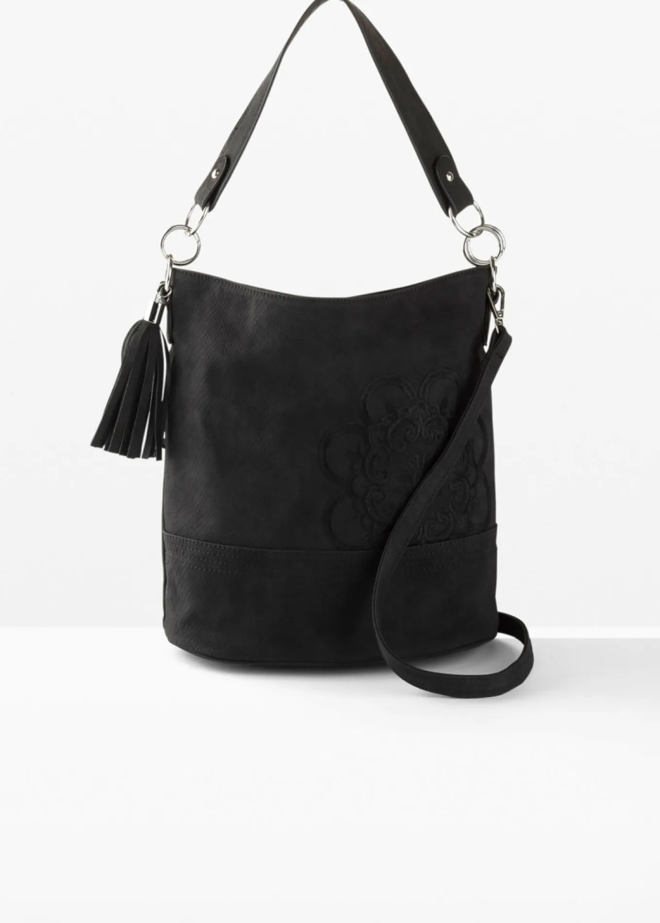 Bolso de mano con bordado