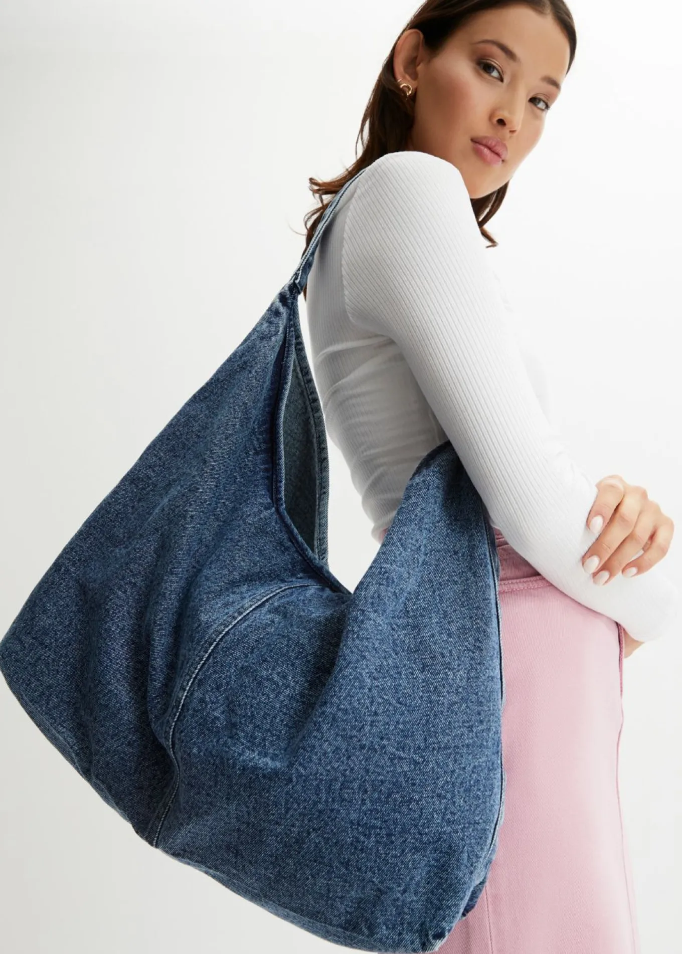 Bolso vaquero tipo shopper