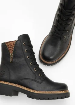 Botas con cordones forradas de Rieker