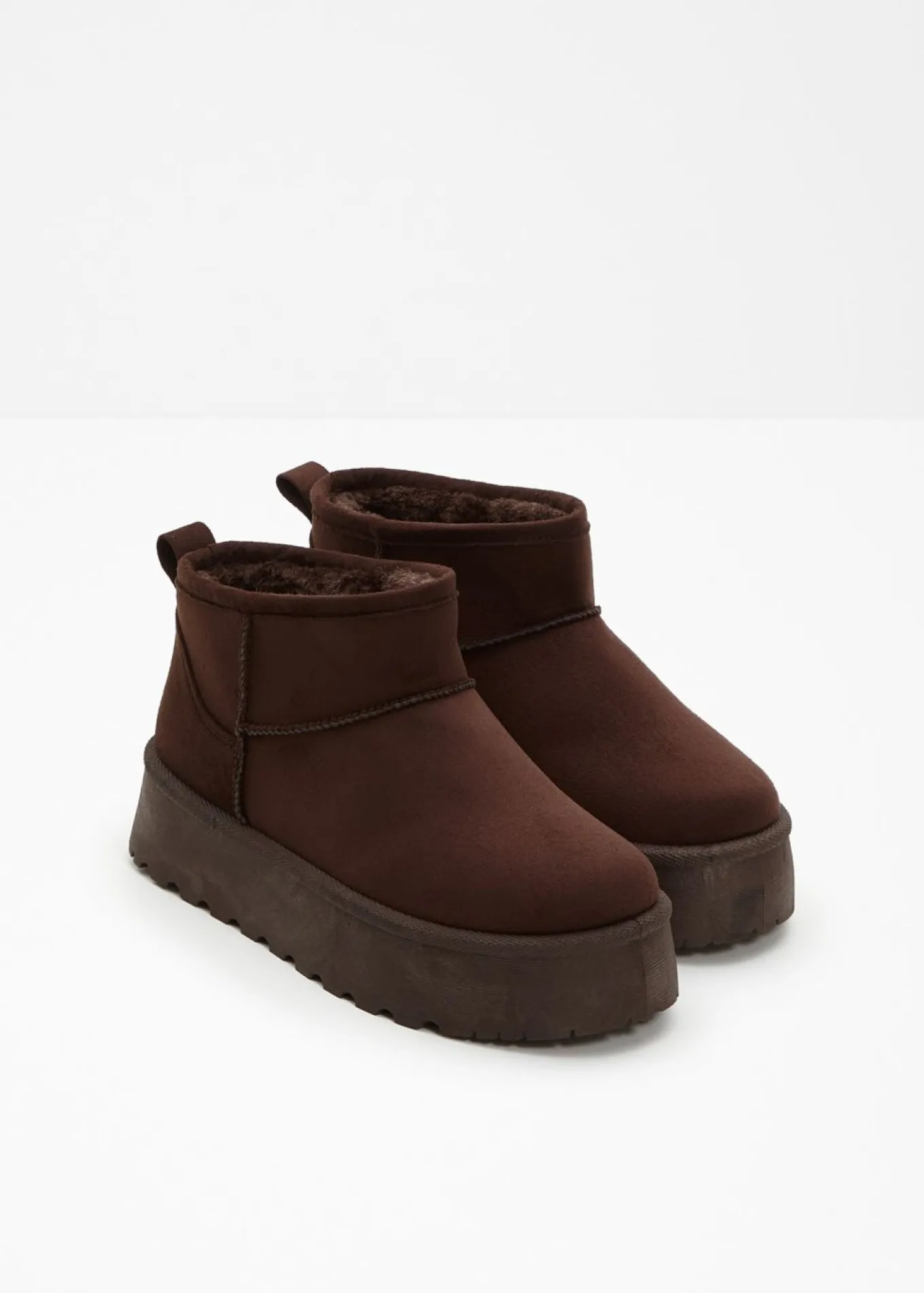 Botas de plataforma forradas