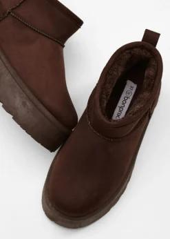 Botas de plataforma forradas