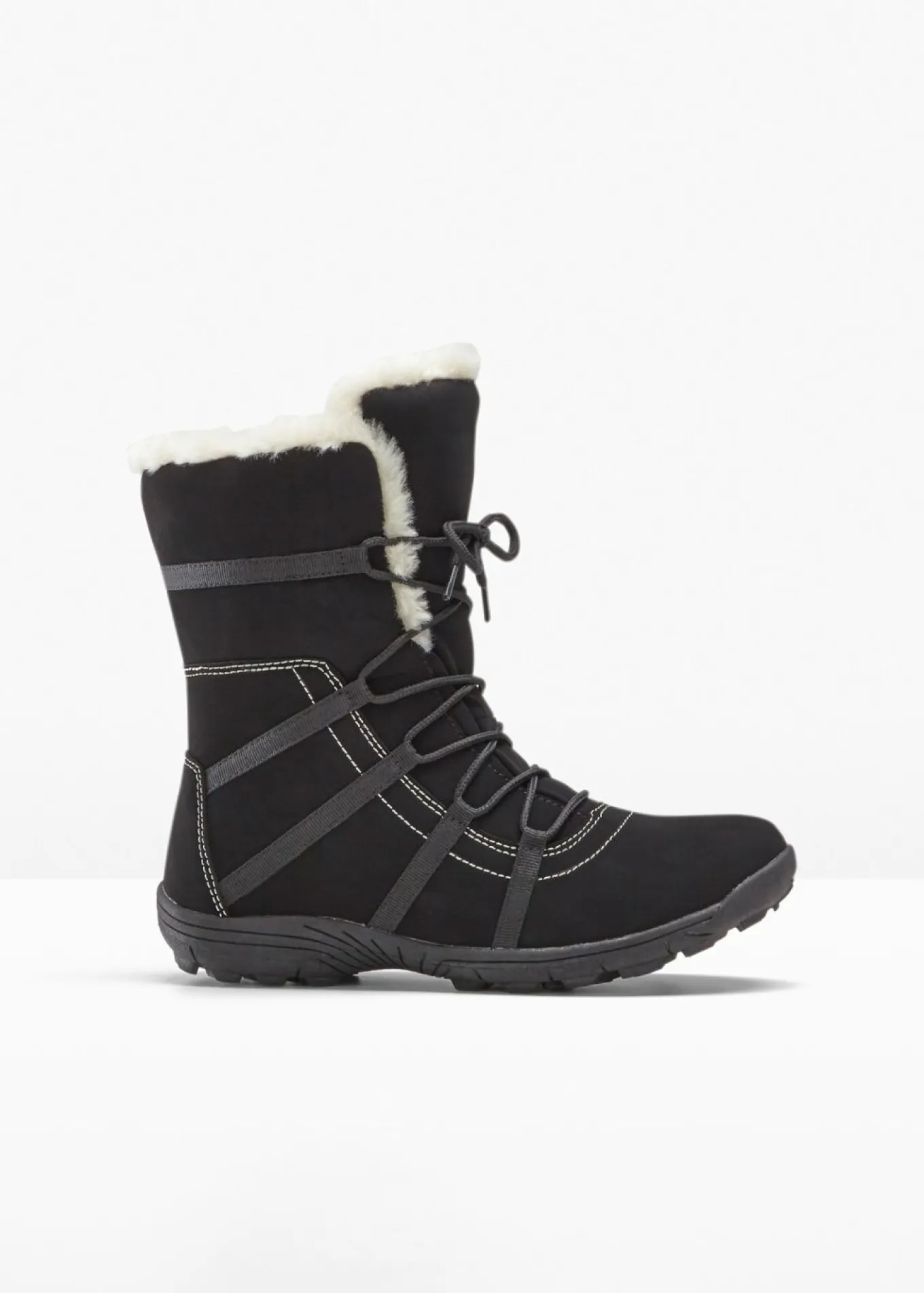 Botas forradas con cordones