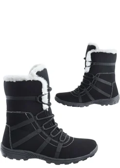 Botas forradas con cordones