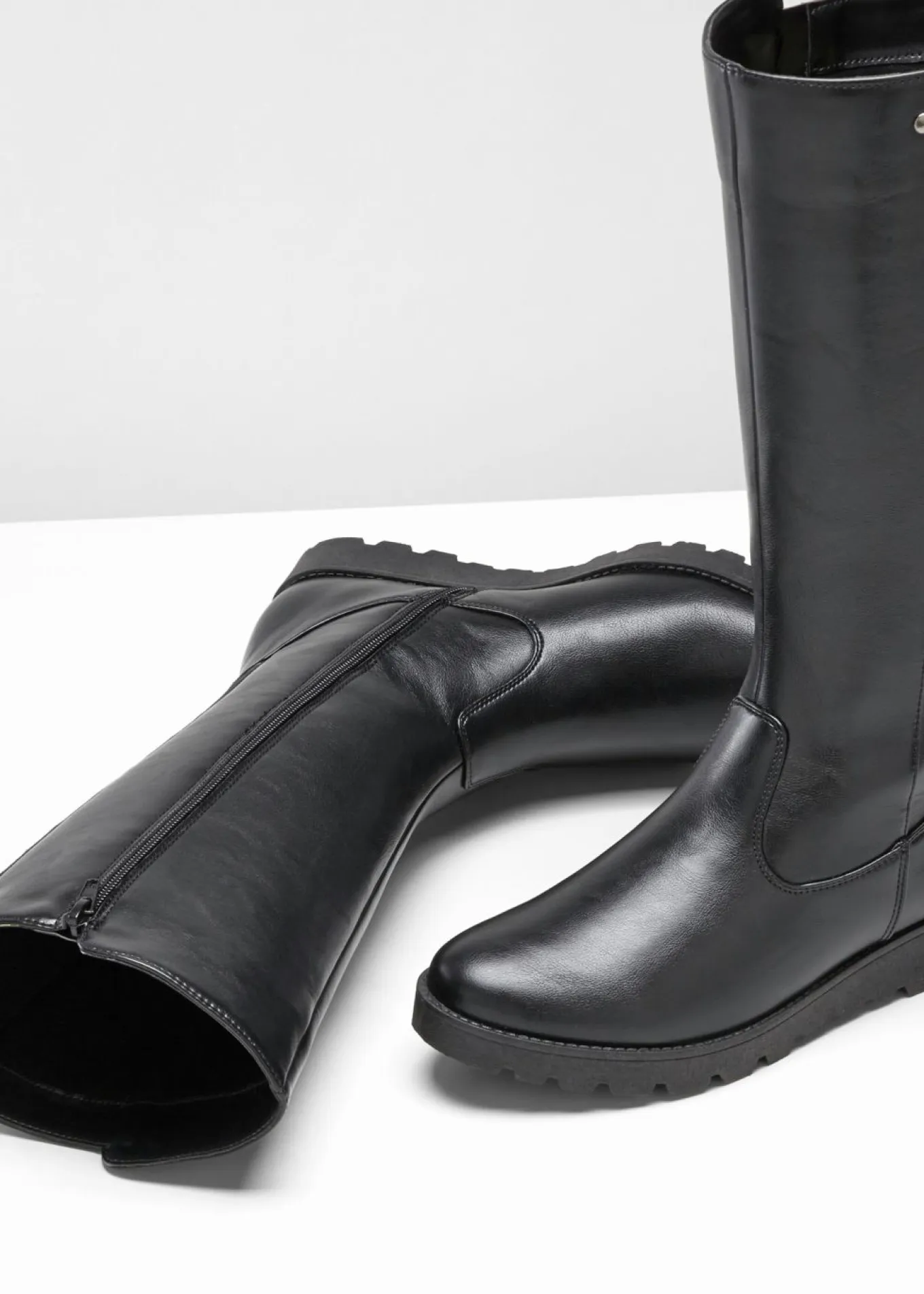 Botines de caña ancha