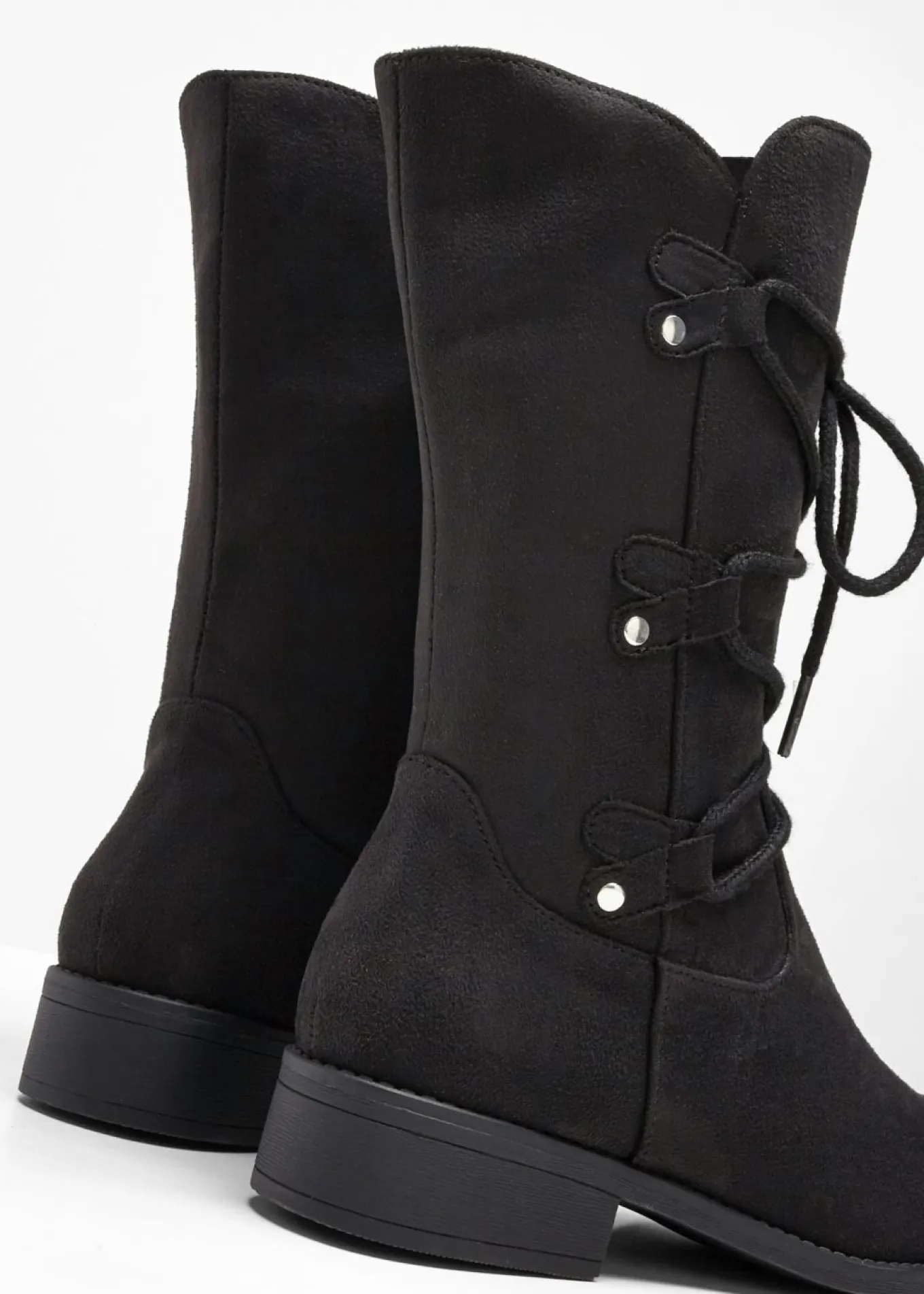 Botines de cordones