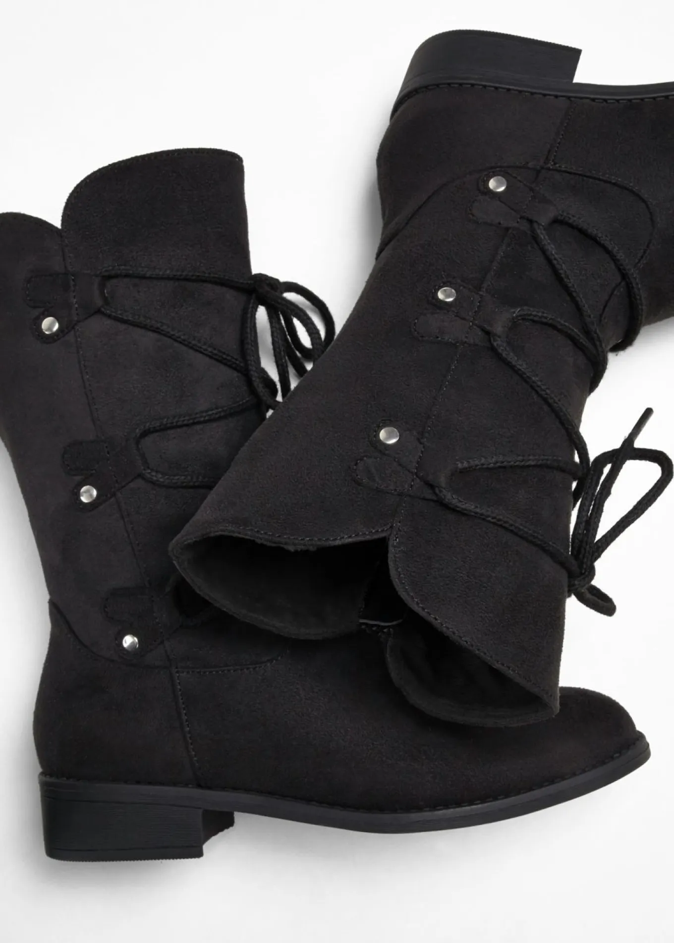 Botines de cordones