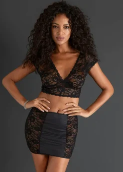 Bustier + falda (conjunto de 2 piezas)