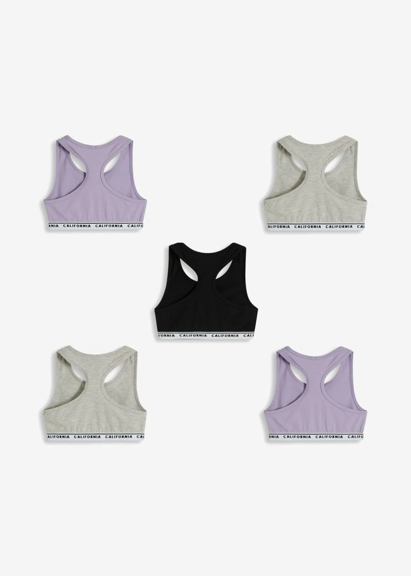 Bustier con algodón suave (5 unidades)