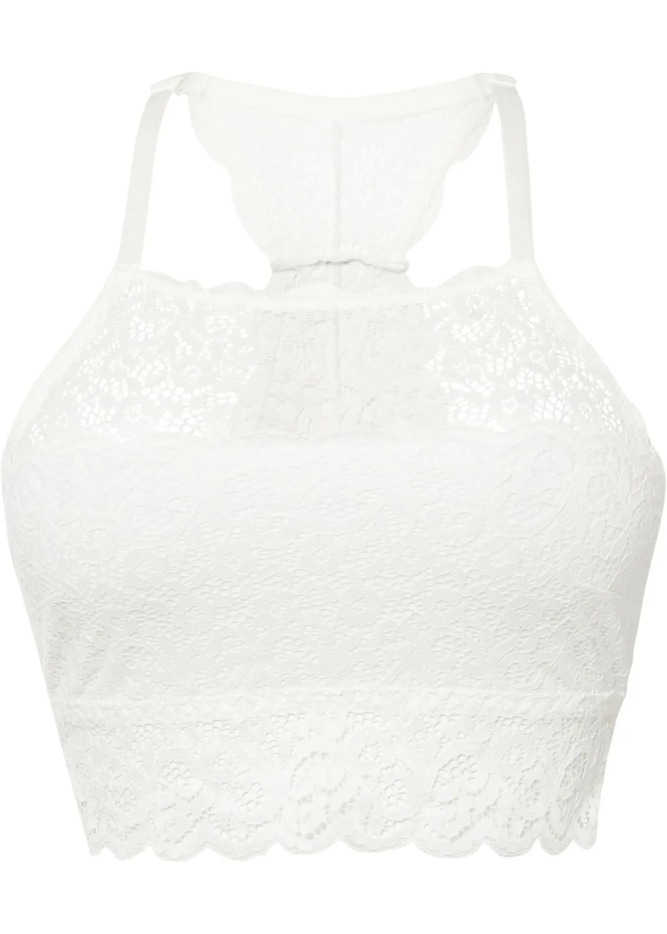 Bustier con encaje elástico
