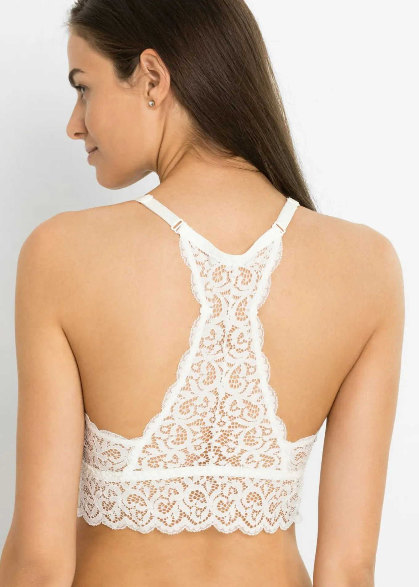 Bustier con encaje elástico