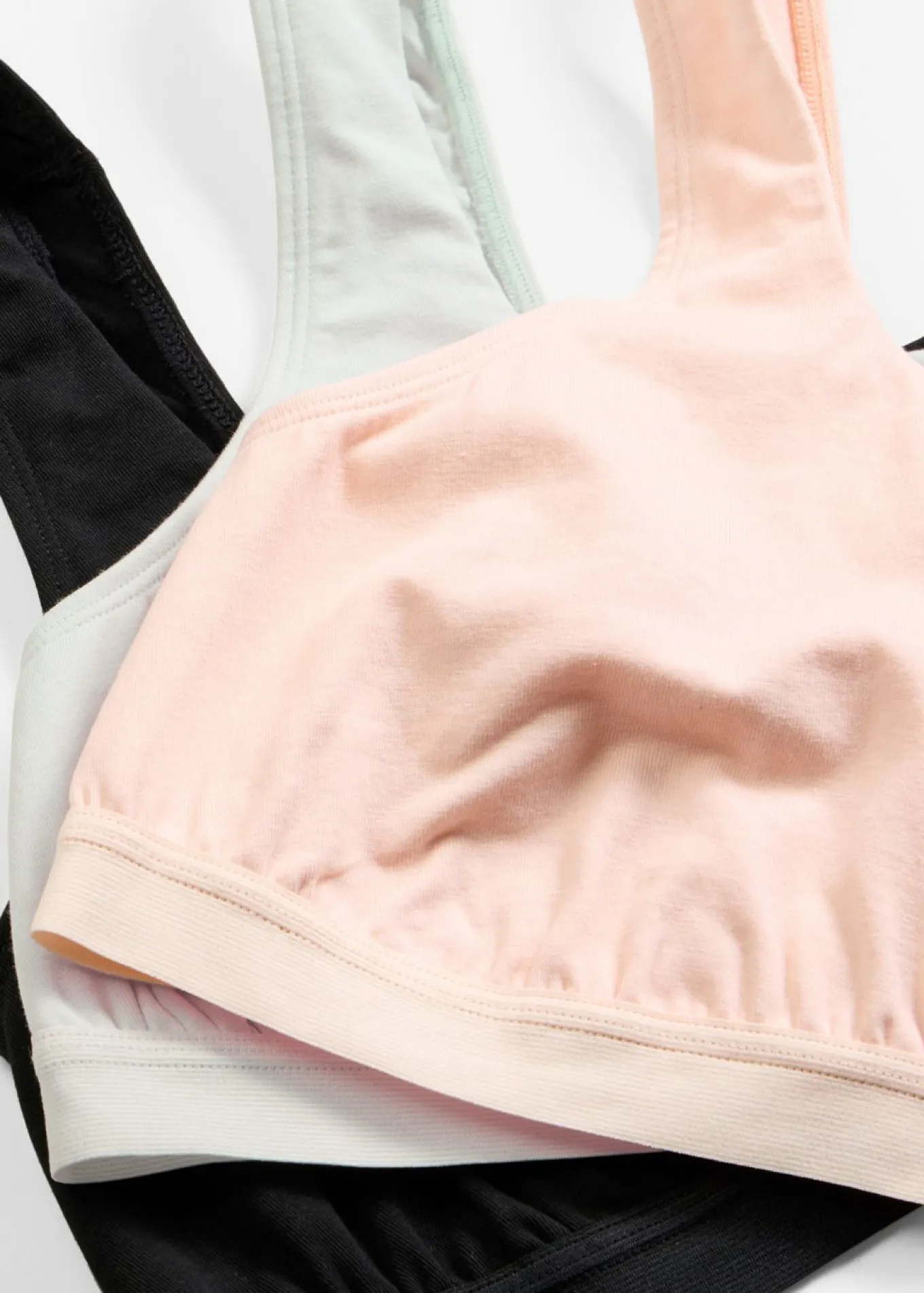 Bustier de algodón orgánico (3 unidades)