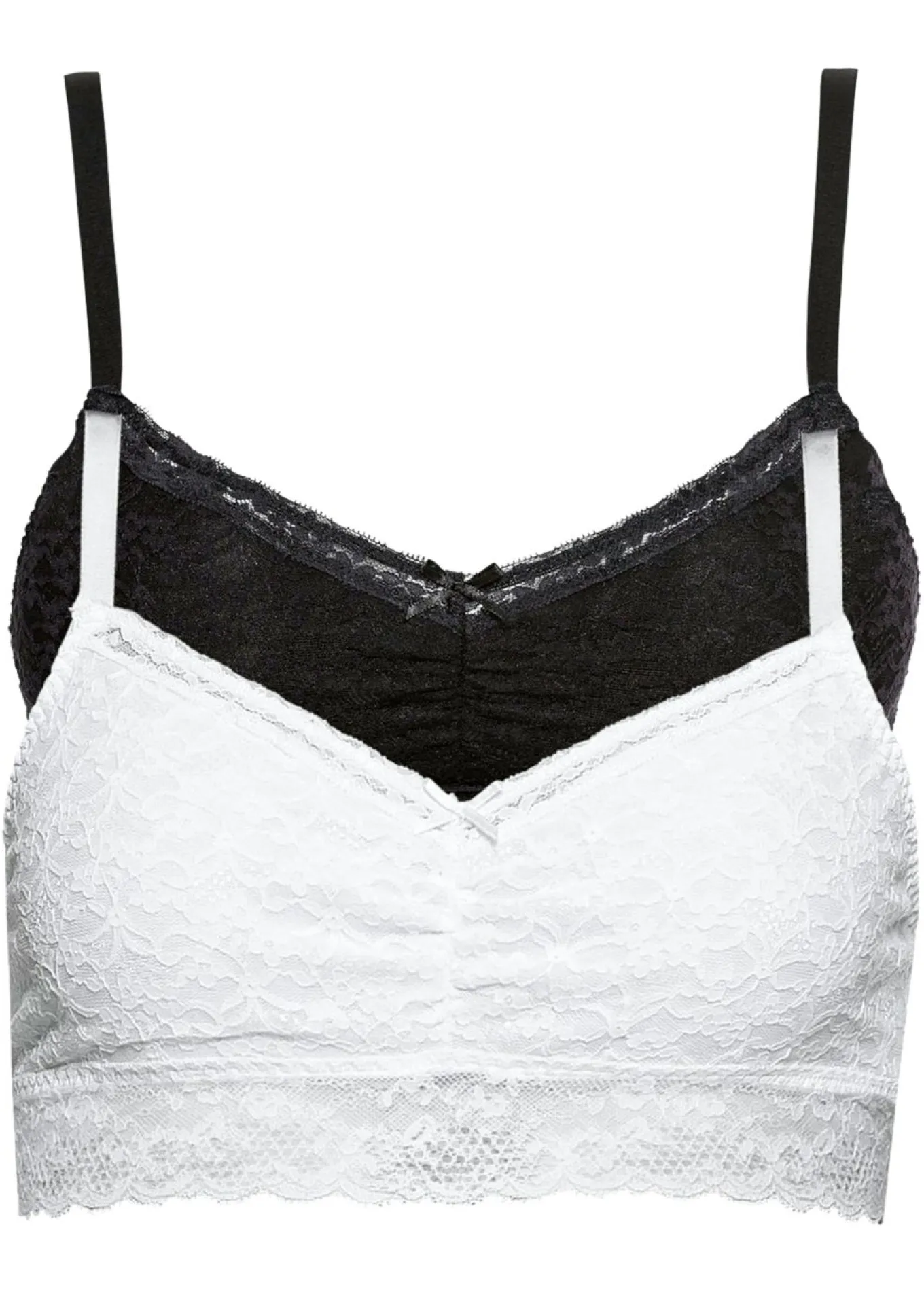 Bustier de encaje suave (2 unidades)