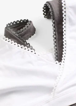 Bustier reversible de algodón orgánico suave (2 unidades)