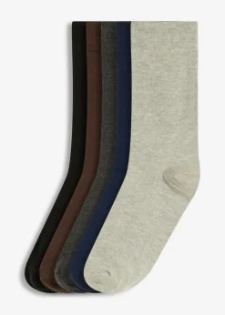 Calcetines antipresión de algodón orgánico (5 pares)