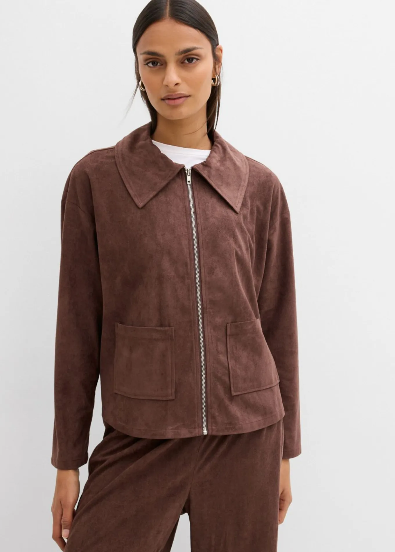 Camisa de ante sintético