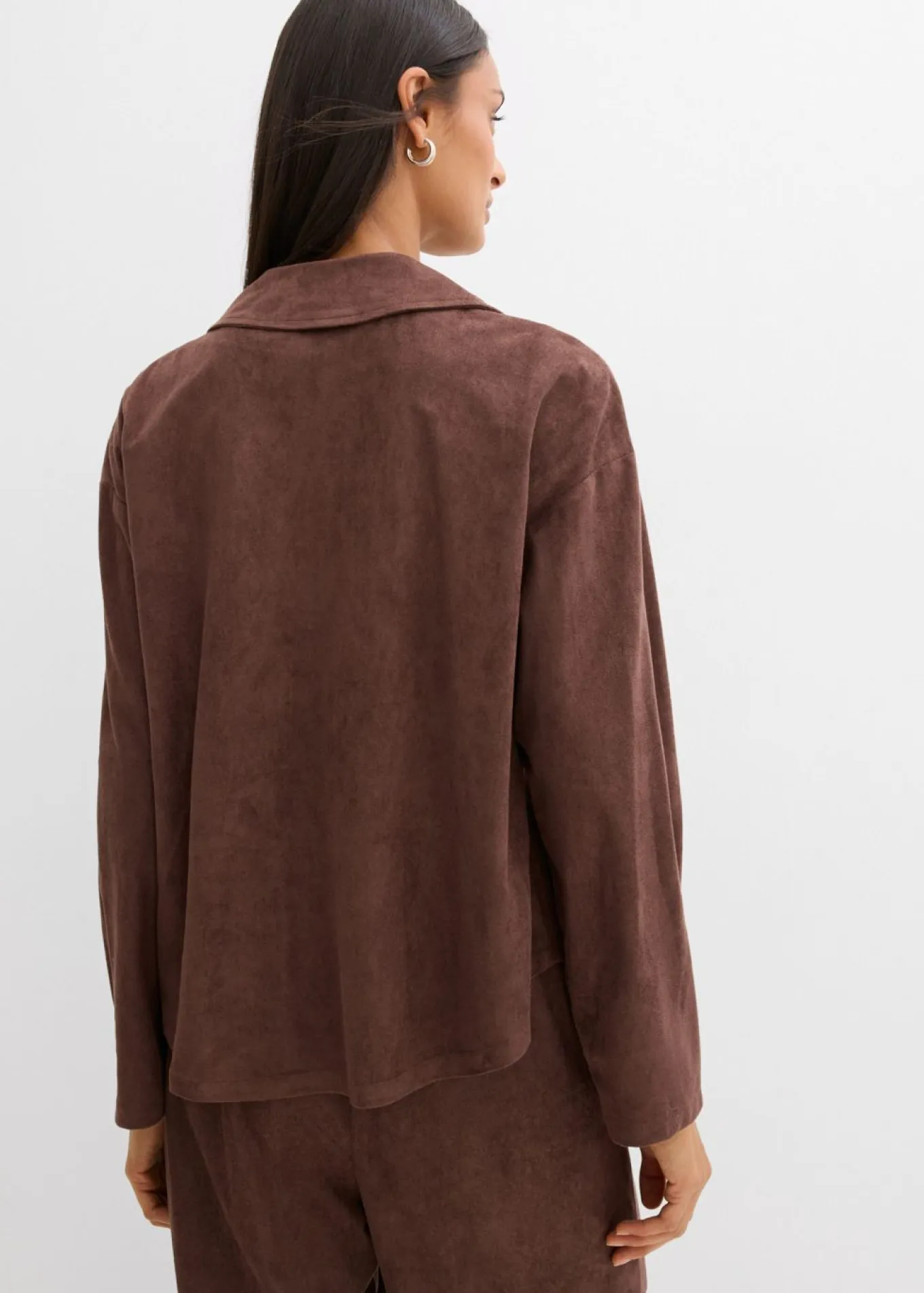 Camisa de ante sintético