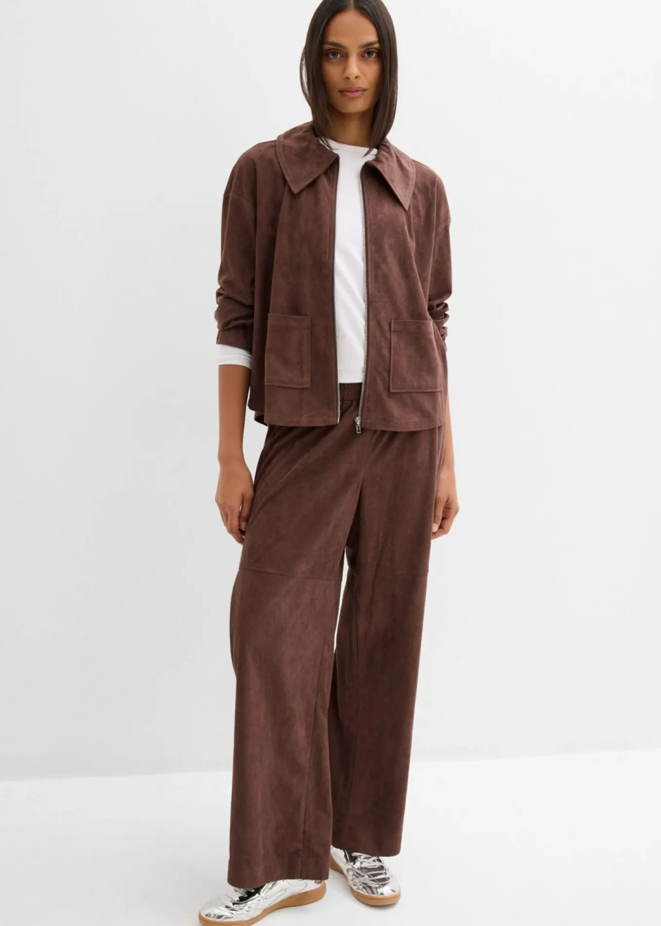 Camisa de ante sintético