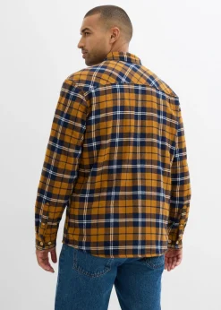 Camisa de franela con forro polar cálido