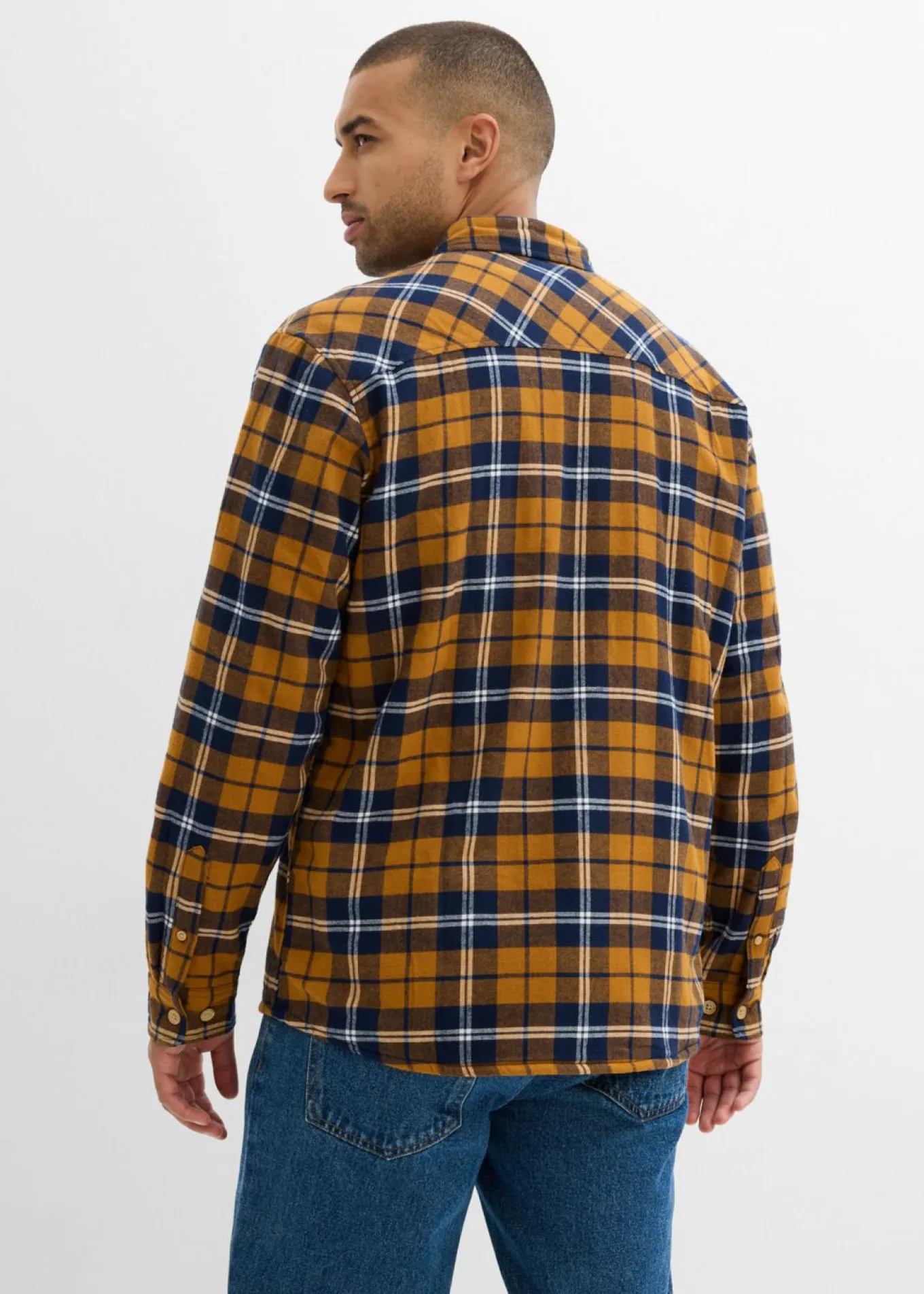 Camisa de franela con forro polar cálido