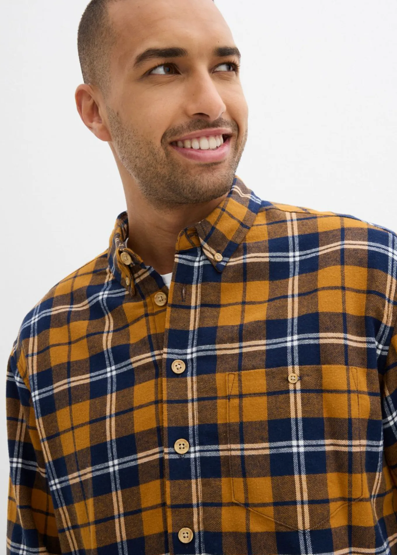 Camisa de franela con forro polar cálido
