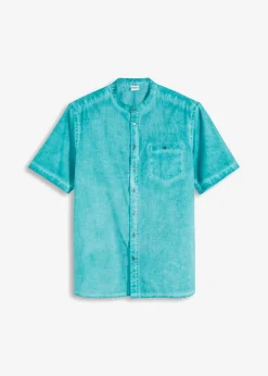Camisa de manga corta con aspecto lavado