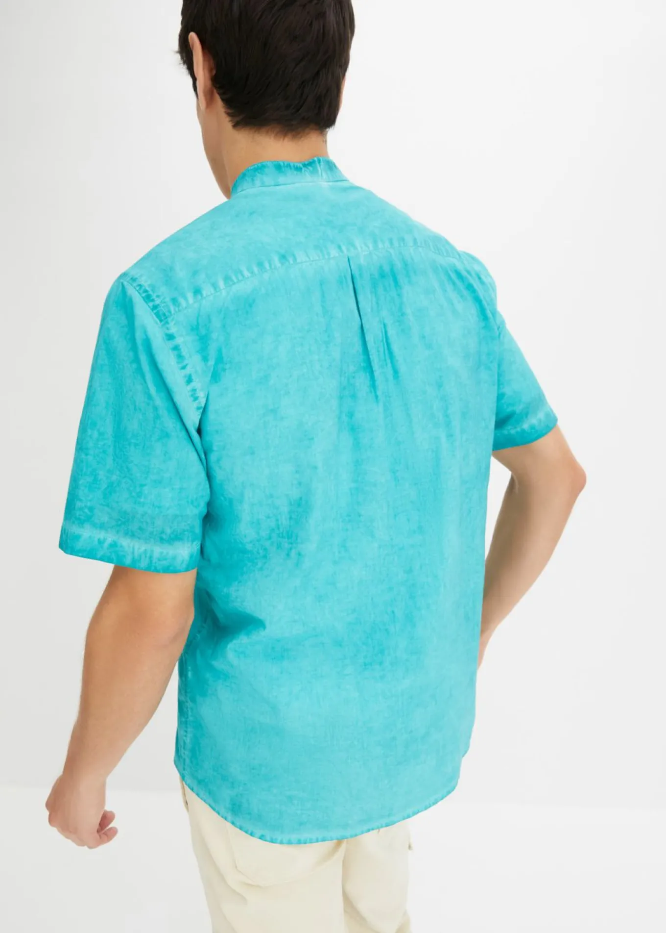 Camisa de manga corta con aspecto lavado