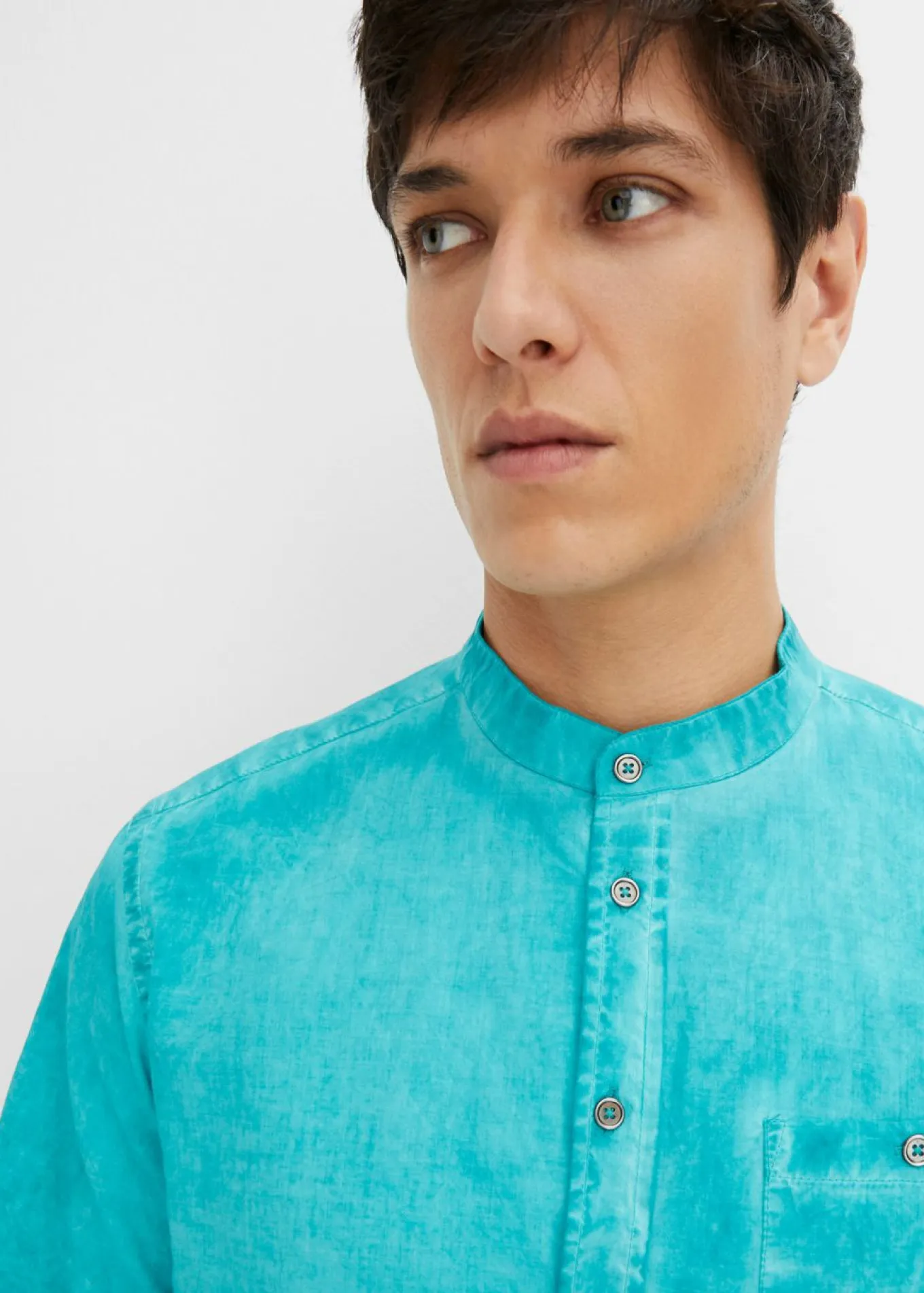 Camisa de manga corta con aspecto lavado