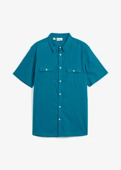 Camisa de manga corta de algodón puro