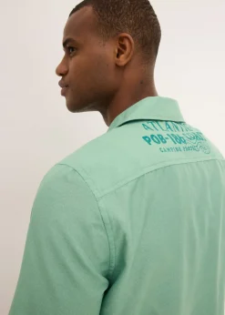Camisa de manga corta de algodón puro