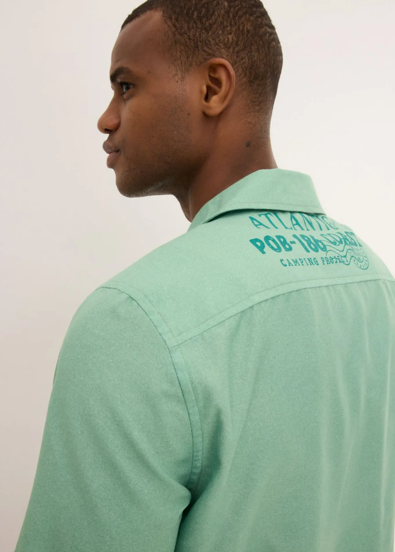 Camisa de manga corta de algodón puro
