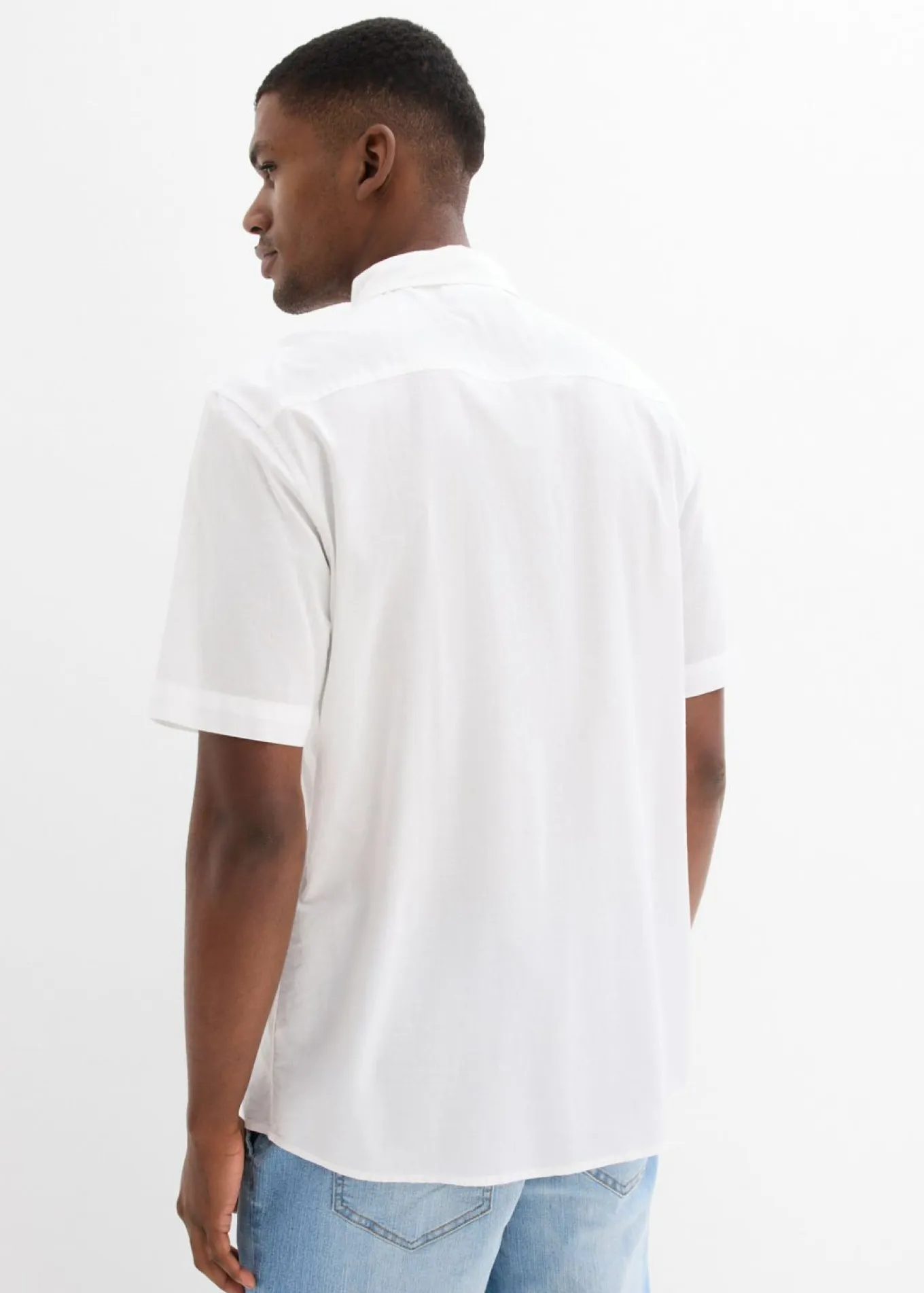 Camisa de manga corta de algodón puro