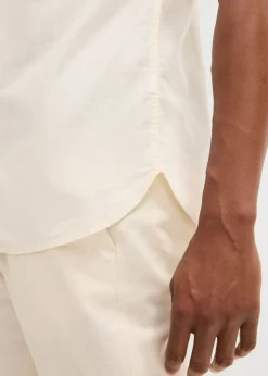 Camisa de manga corta de lino