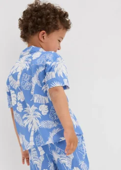 Camisa de manga corta de viscosa suave