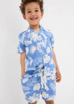 Camisa de manga corta de viscosa suave