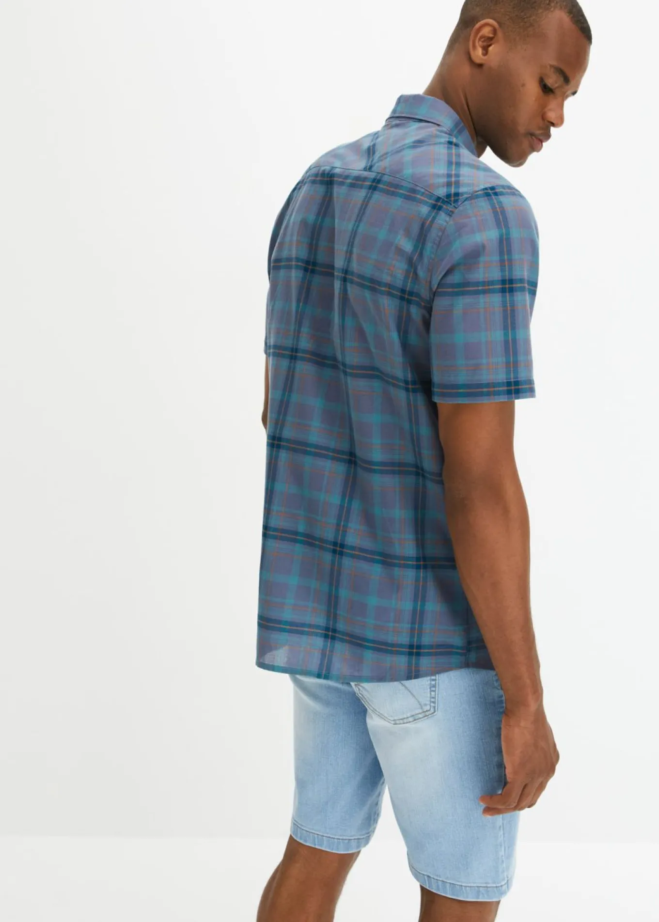 Camisa de manga corta de algodón puro