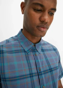 Camisa de manga corta de algodón puro