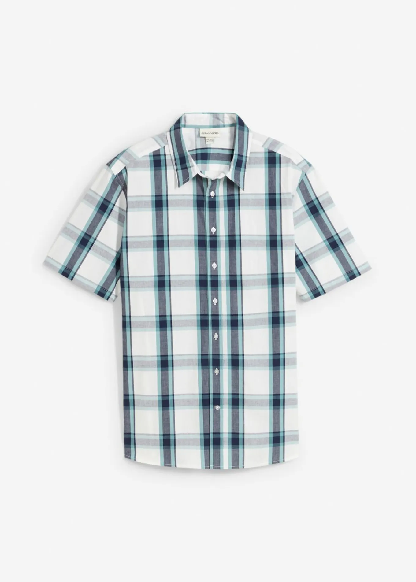 Camisa de manga corta de algodón puro